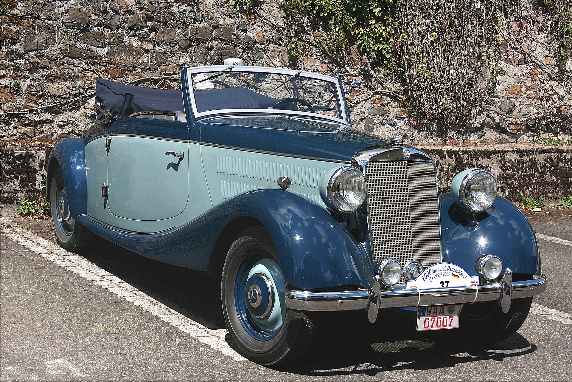 Cabriolet A, модельний рік 1938